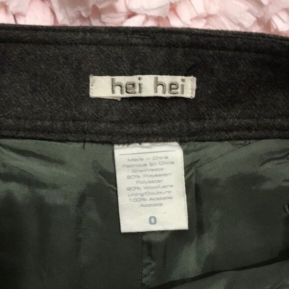 Anthropologie wool blend cuff shorts - Picture 3 of 5